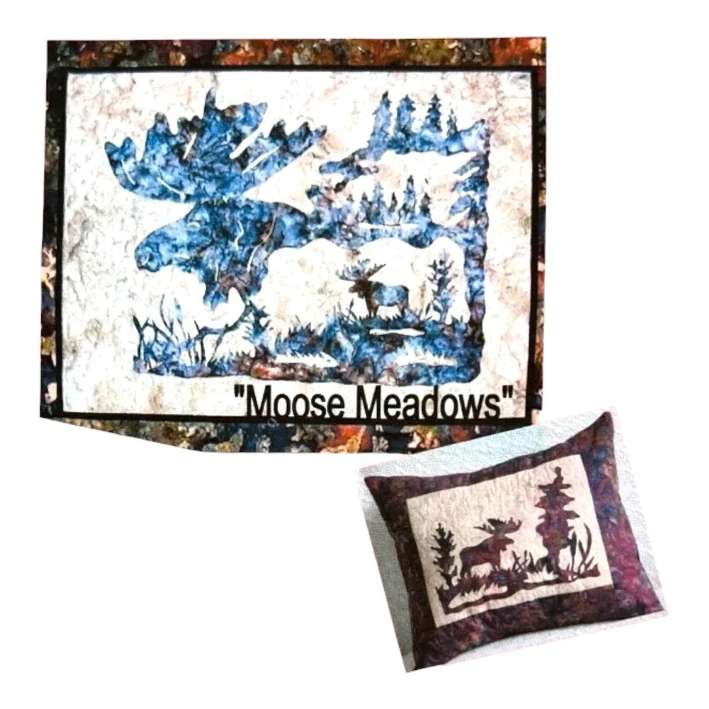 2010 Continuum Quilting PATTERN Willow Bend Creations MOOSE MEADOWS Mary Stenros